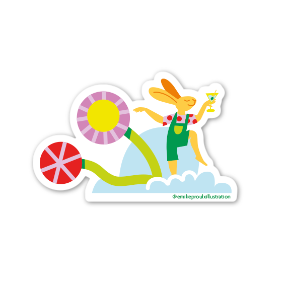 Lapi cocktail - Autocollant