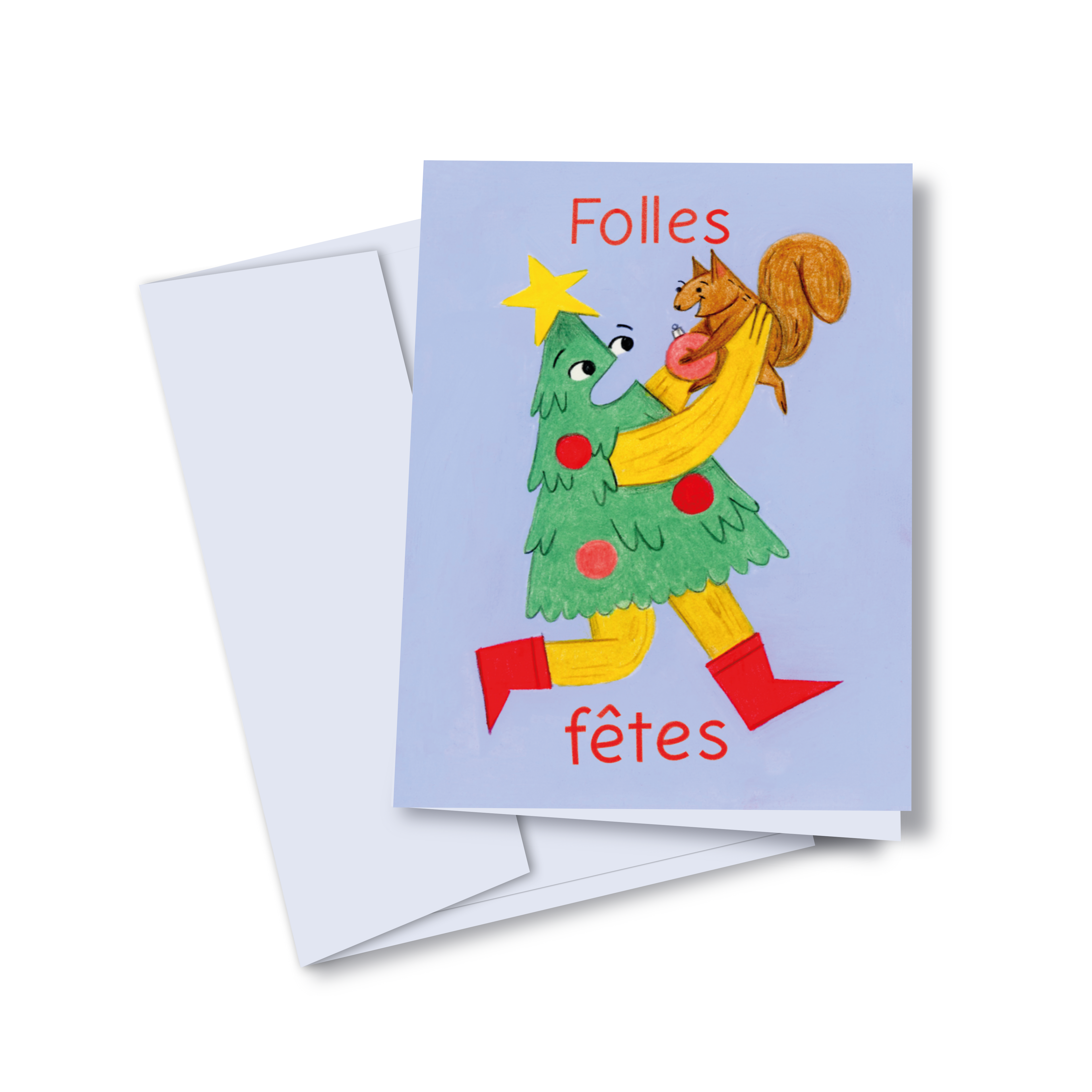 Folles fêtes - carte de vœux