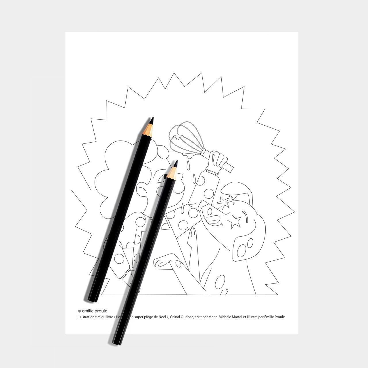 Coloriage Laurence et Picotte