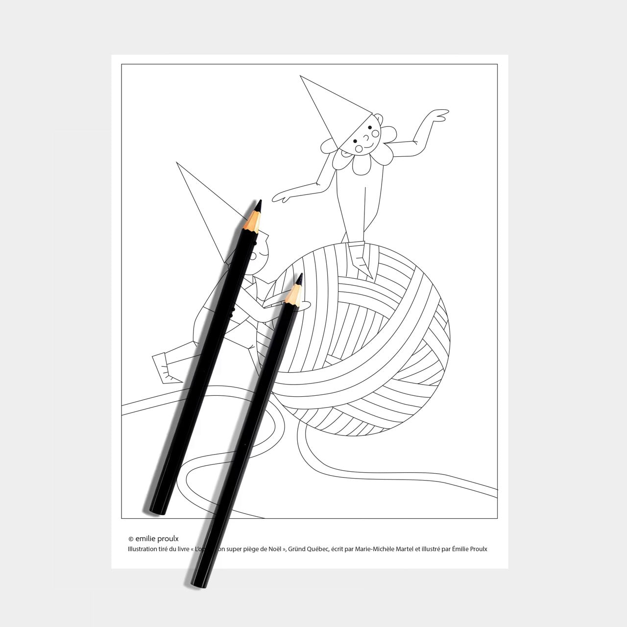 Coloriage Les lutins coquins 01