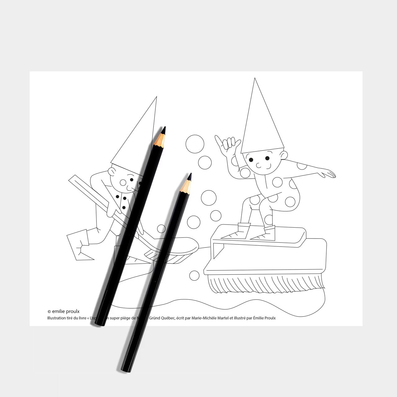 Coloriage Les lutins coquins 02