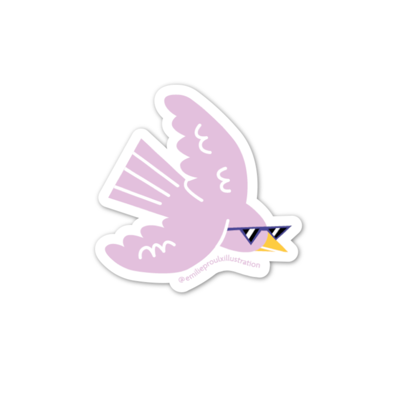 oiseau - Autocollant