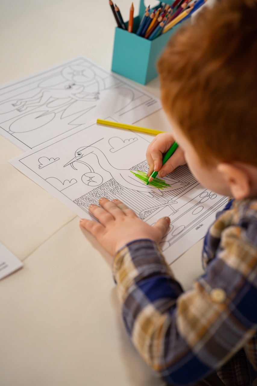 Coloriage Grand Héron