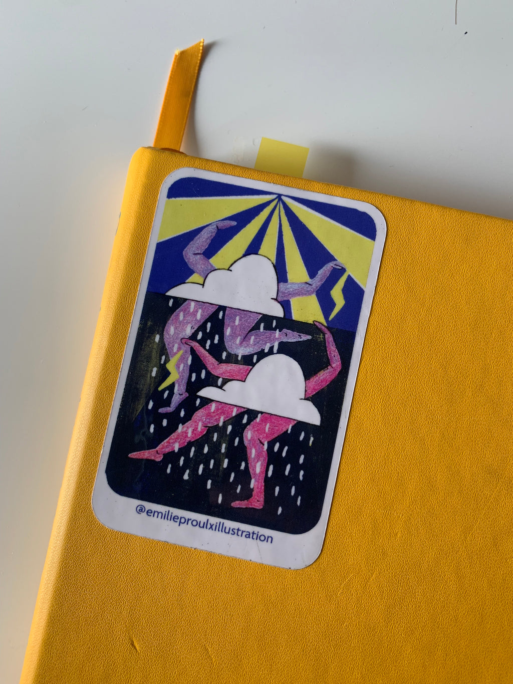 Beau temps, mauvais temps ! - Autocollant