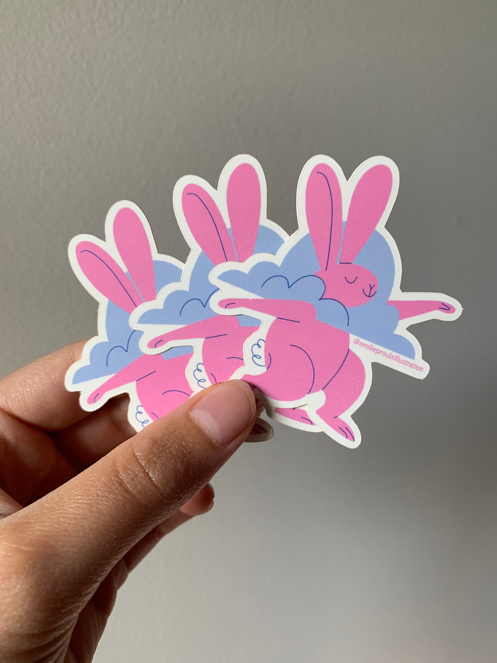 La tête dans les nuages - Autocollant